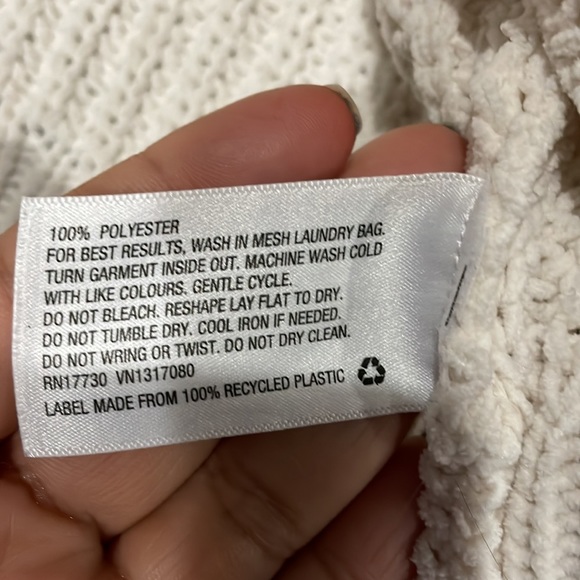 A New Day Cream Color Cable Knit Soft Open Cardigan - Picture 3 of 9